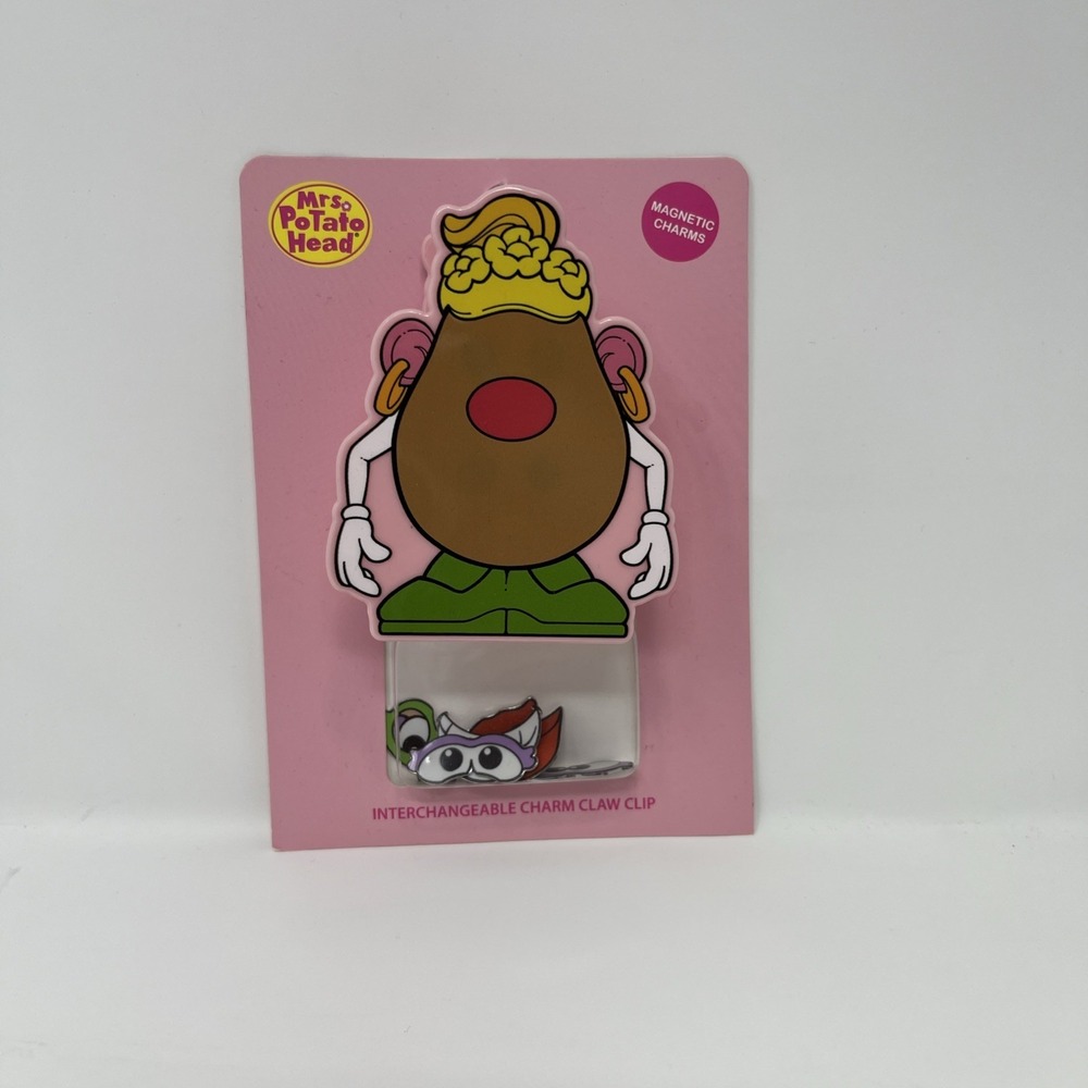 Mrs Potato Head Magnetic Interchangeable Charms Claw Clip